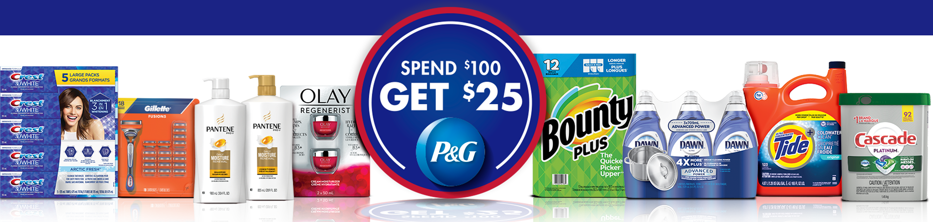 Spend $100 on p&g products* get $25 on a costco shop card